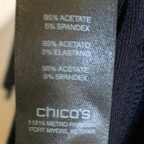 Black Acetate Blouse - Picture 4 of 4